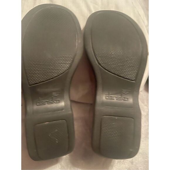 Dansko Womens Brown Embroidered Toe Slip-On Leather Clogs Size 9.5 - Picture 4 of 11